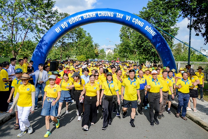 UFM Organizes the 2024 Walk Charity - Joining Hands for the Community.